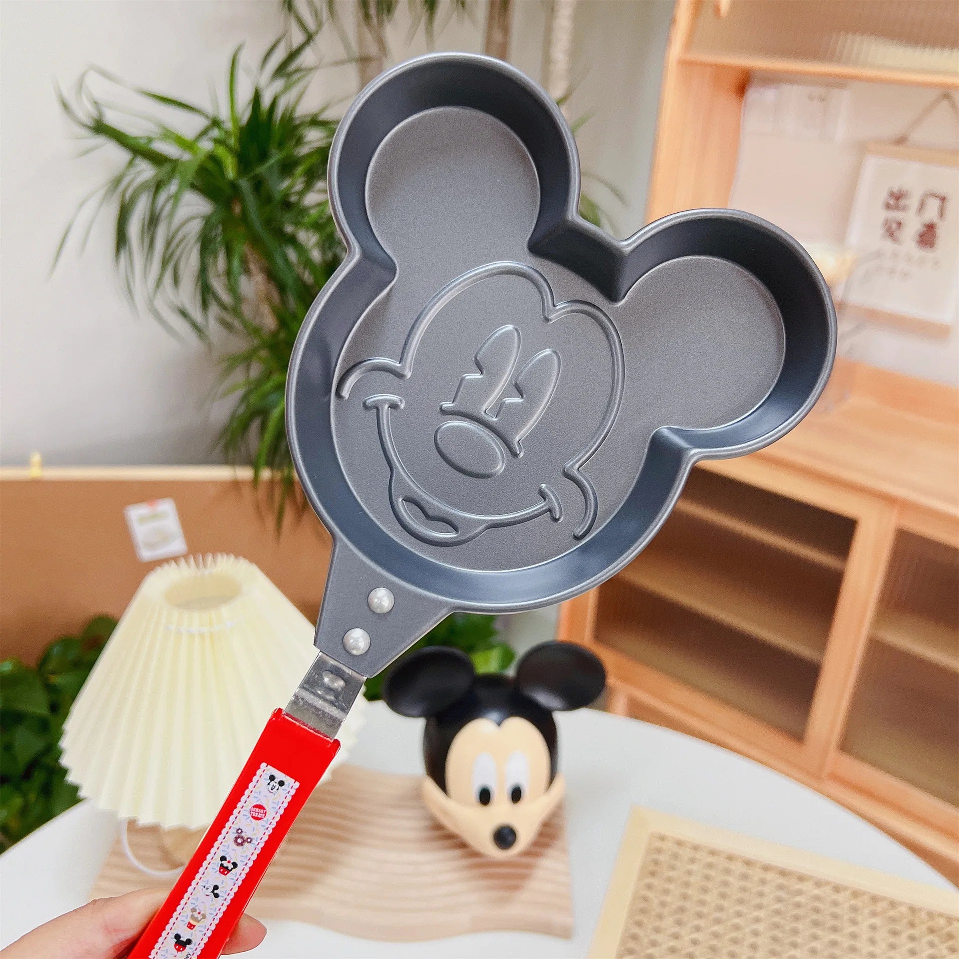 Anime Stitch Kids Breakfast Frying Pot Mickey Mouse Figure Kitchen Tools Egg Omelette Mold Non-Stick Frying Pan Baby Toy