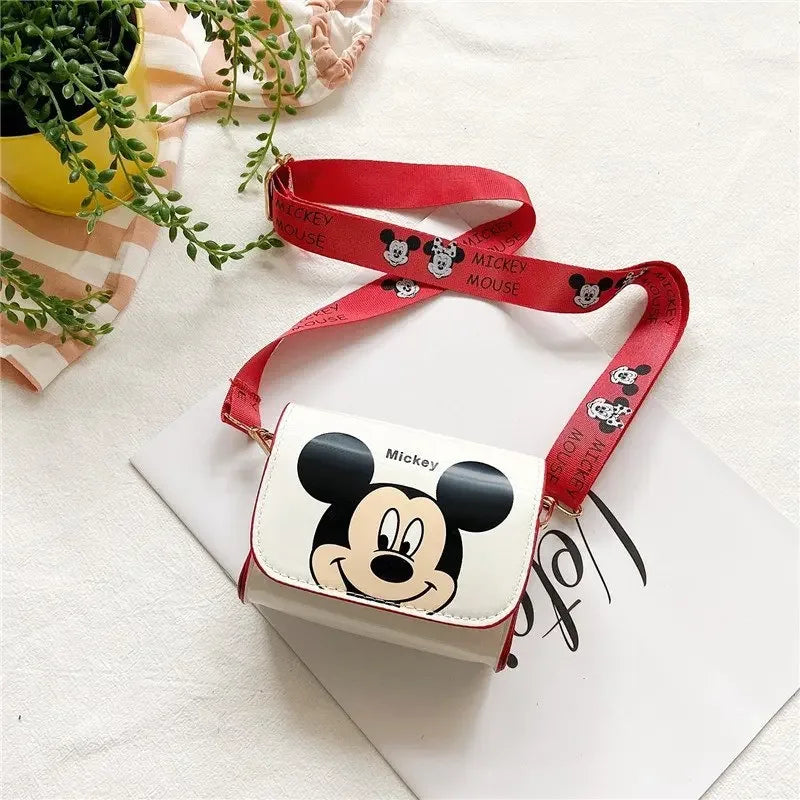 Cartoon Women's Bag Mickey Mouse Pictures Shoulder Bags Cute Girl Messenger Bag Coin Purse Fashion Anime Women Bags Gifts