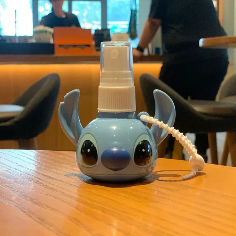 Kawaii Stitch Anime Figure Spray bottle Stitch cute water replenishing portable small spray bottles kids Girls Boys Gifts Toys