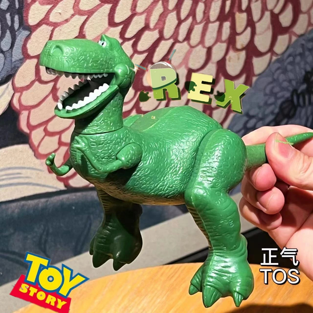 14cm Disney Toy Story 4 REX Dinosaur Woody Buzz Action Figures Anime Decoration Collection Children Gifts