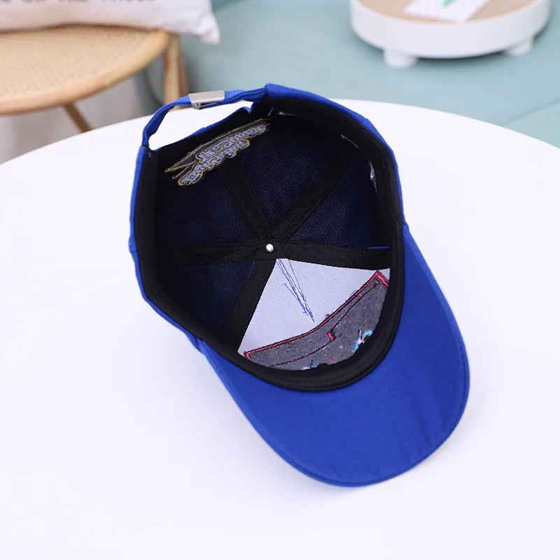 Disney Cars Anime Figure Lightning McQueen Hat Baseball Cap Cotton Peaked Cap Cartoon Dress Up Cute Headwear Spring Summer Gifts