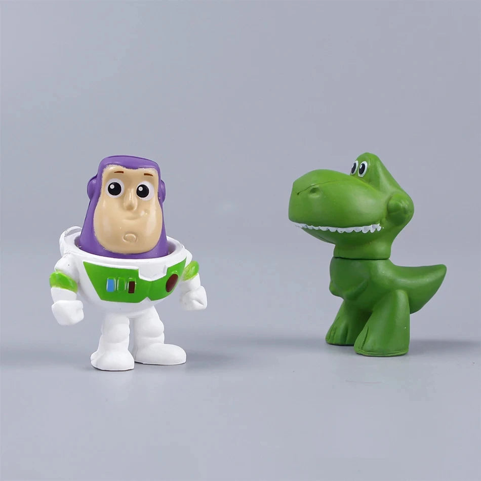 8pcs / Set Toy Story Action Figure Anime Cartoon Model Doll Car Decoration Cake Accessories Anime Figure Toy Children's Gift